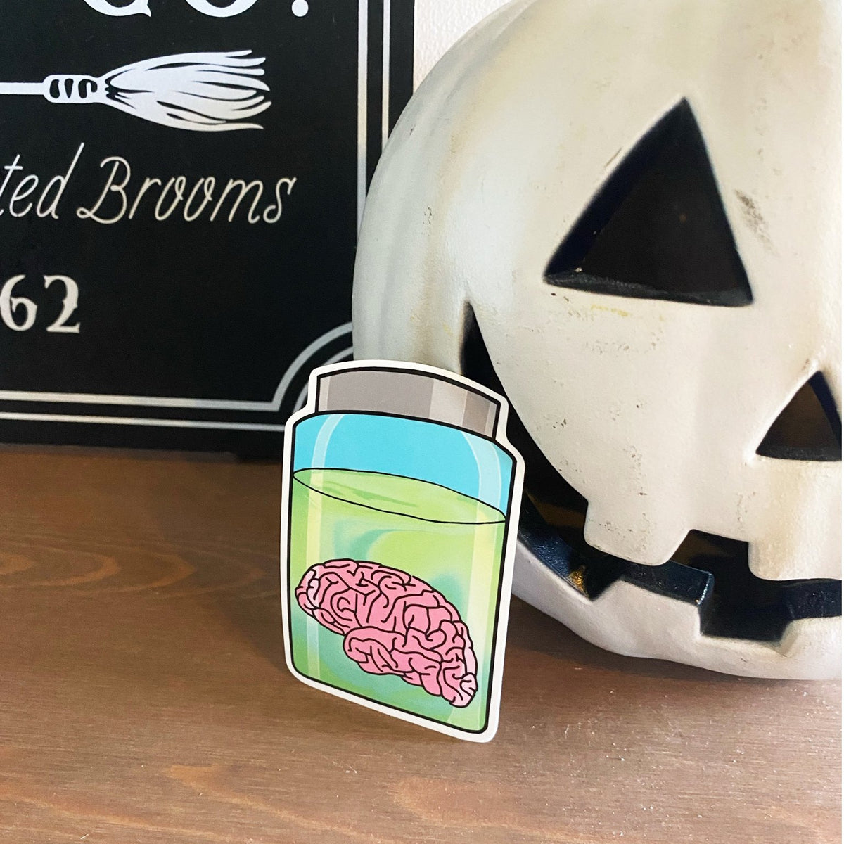 Brain in a Jar Decal Sticker-Sticker-ESPI LANE