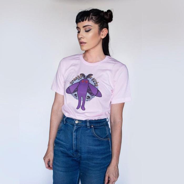 Creepy & Cute Mothman Cryptid Shirt-Graphic Shirt-ESPI LANE