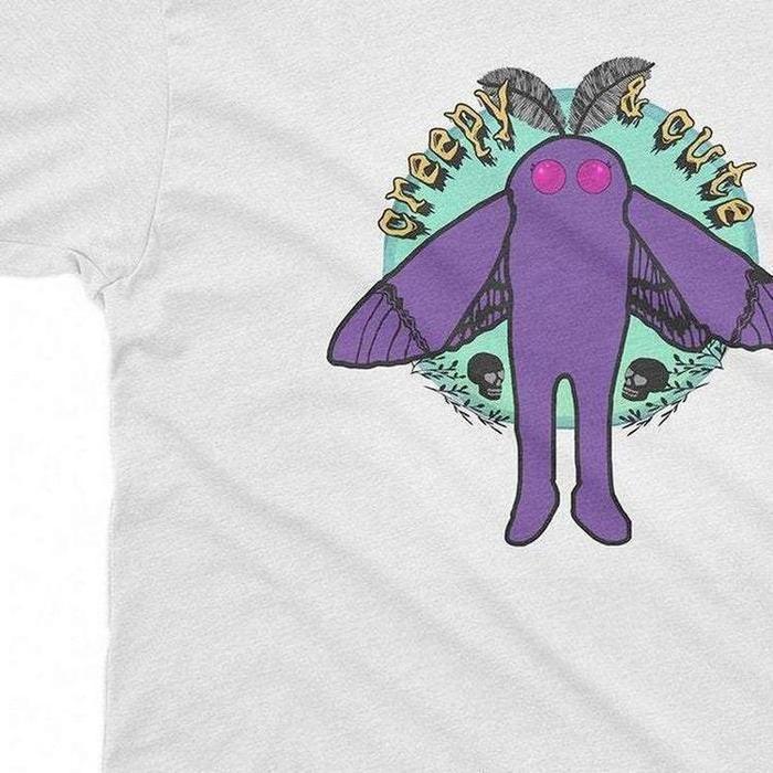 Creepy &amp; Cute Mothman Cryptid Shirt-Graphic Shirt-ESPI LANE
