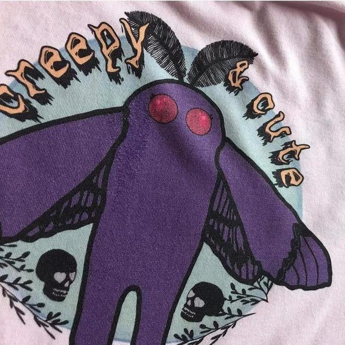 Creepy &amp; Cute Mothman Cryptid Shirt-Graphic Shirt-ESPI LANE