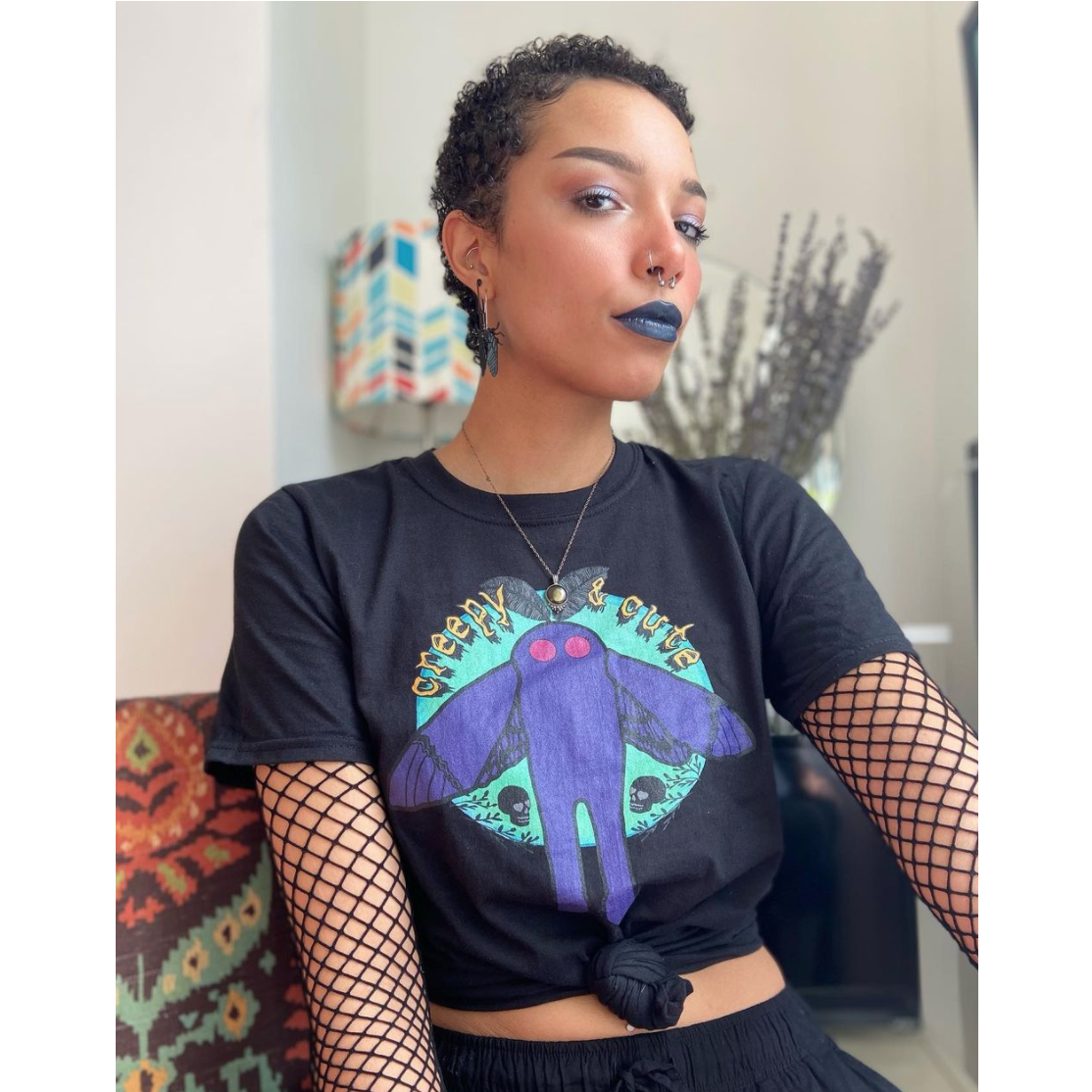 Creepy &amp; Cute Mothman Cryptid Shirt-Graphic Shirt-ESPI LANE