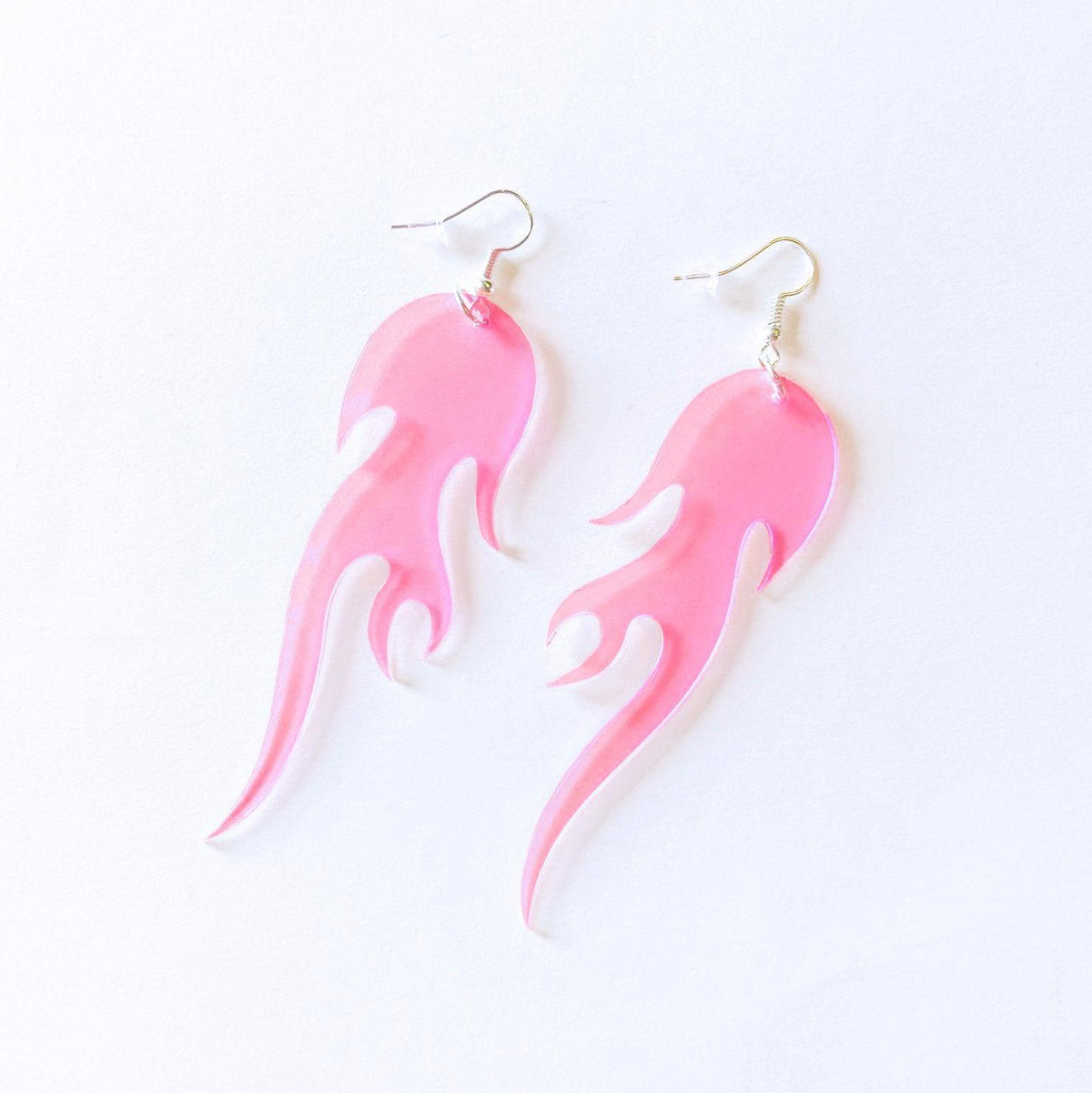 Flame Acrylic Earrings-Earrings-ESPI LANE