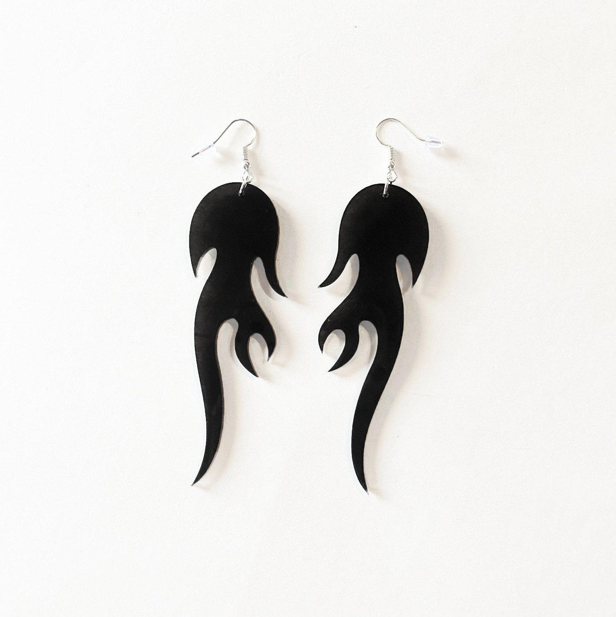 Flame Acrylic Earrings-Earrings-ESPI LANE
