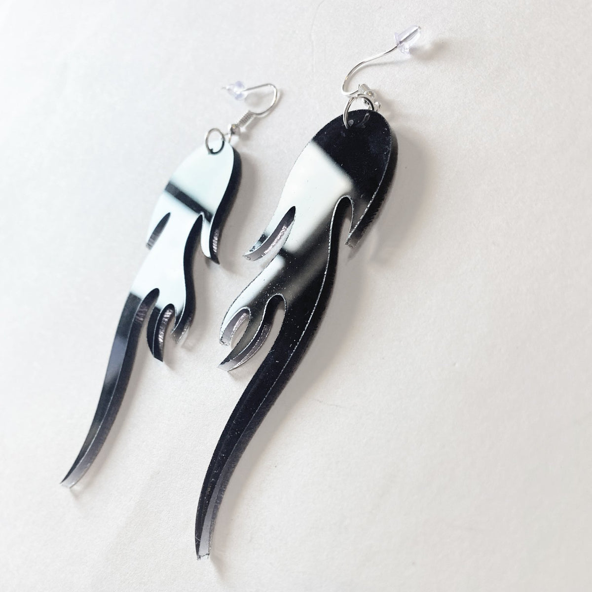 Flame Acrylic Earrings-Earrings-ESPI LANE