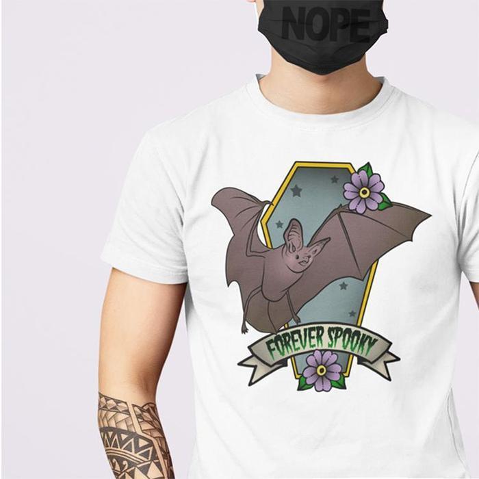 Forever Spooky Bat &amp; Coffin Shirt-Graphic T-Shirts-ESPI LANE
