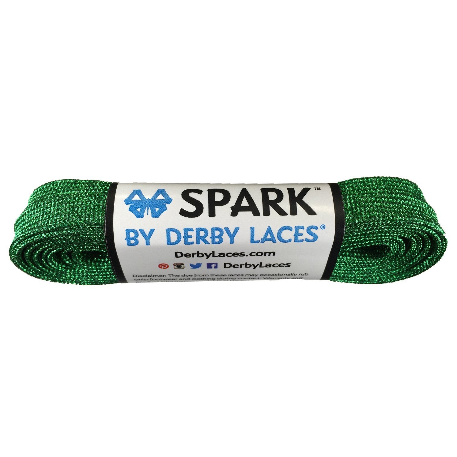 Green Derby Spark Roller Skate Laces-Laces-ESPI LANE