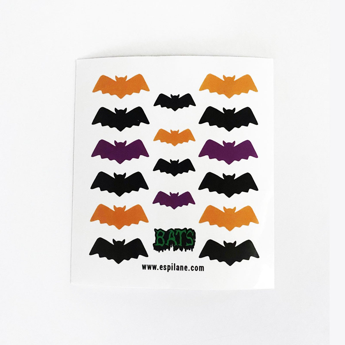 Halloween Spooky Bat Sticker Sheet-Sticker-ESPI LANE