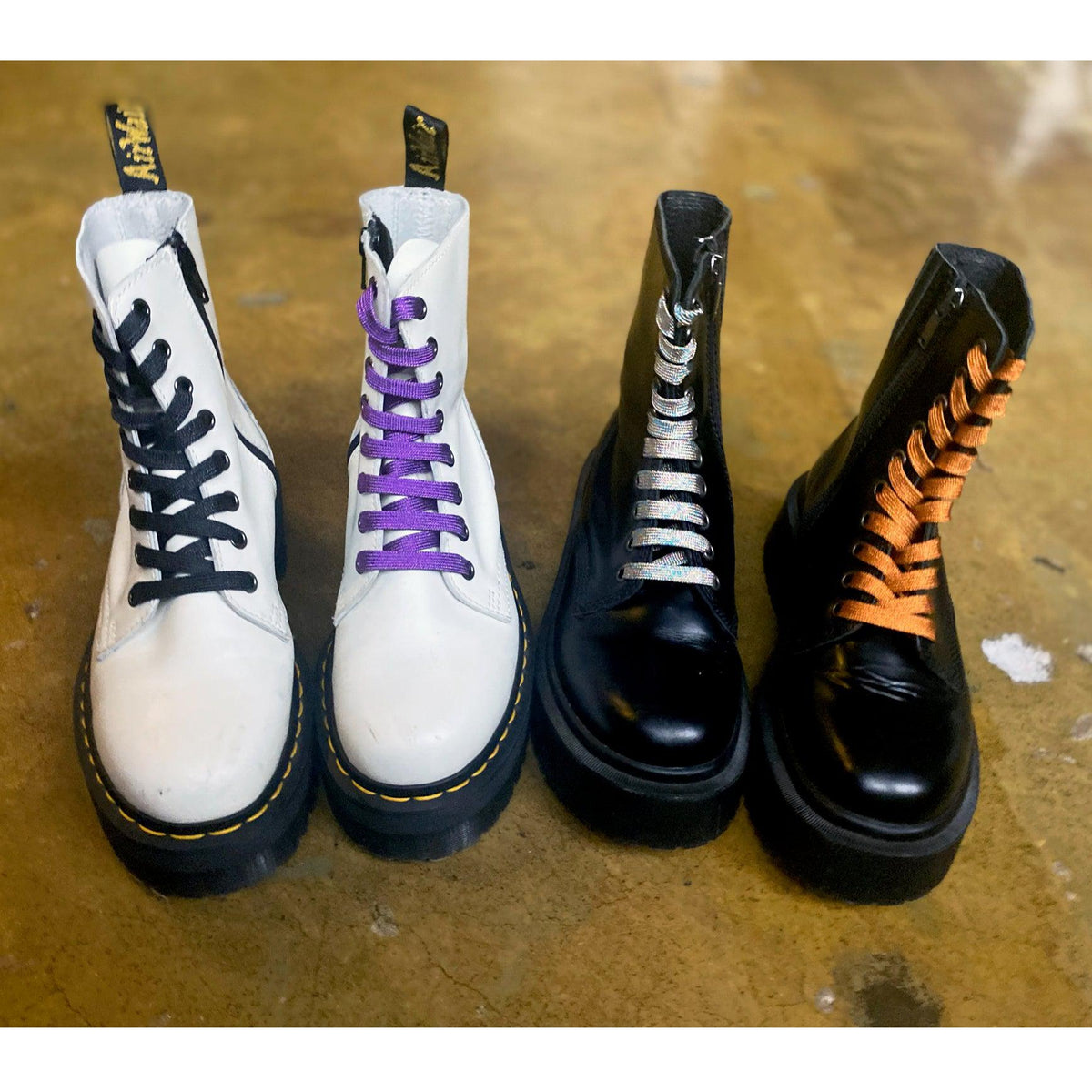 Black Derby Spark Roller Skate Laces
