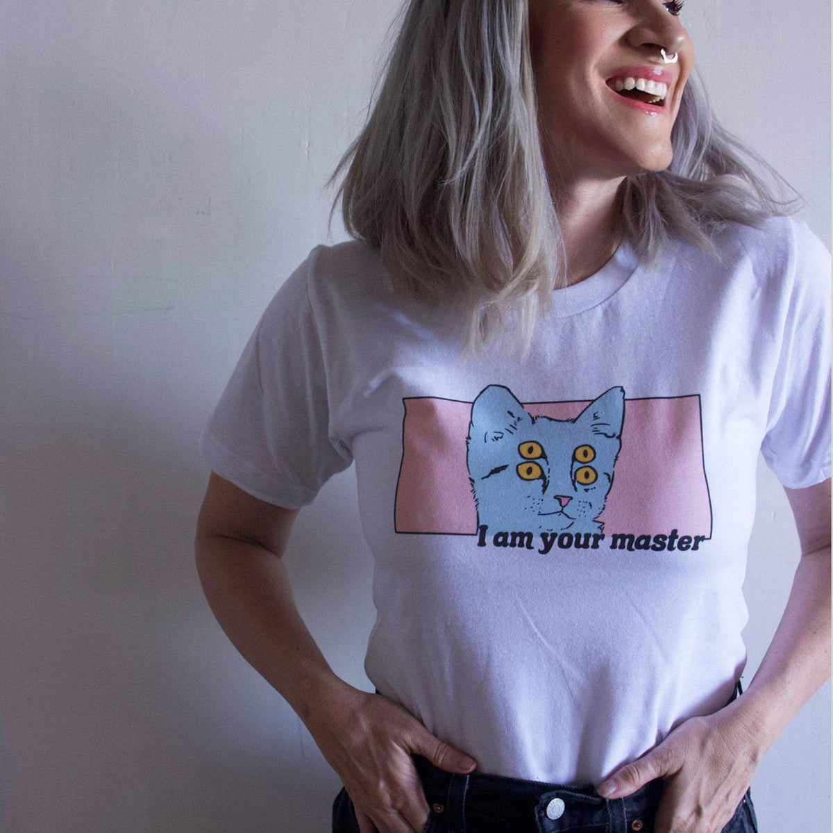 I&#39;m Your Master Cat Shirt-Graphic Shirt-ESPI LANE