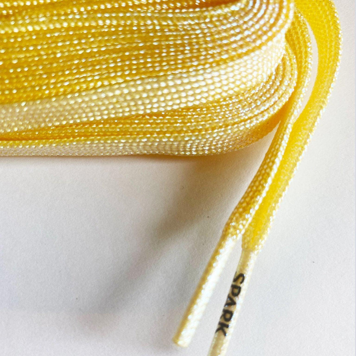 Lemon Yellow Derby Spark Roller Skate Metallic Laces-Laces-ESPI LANE