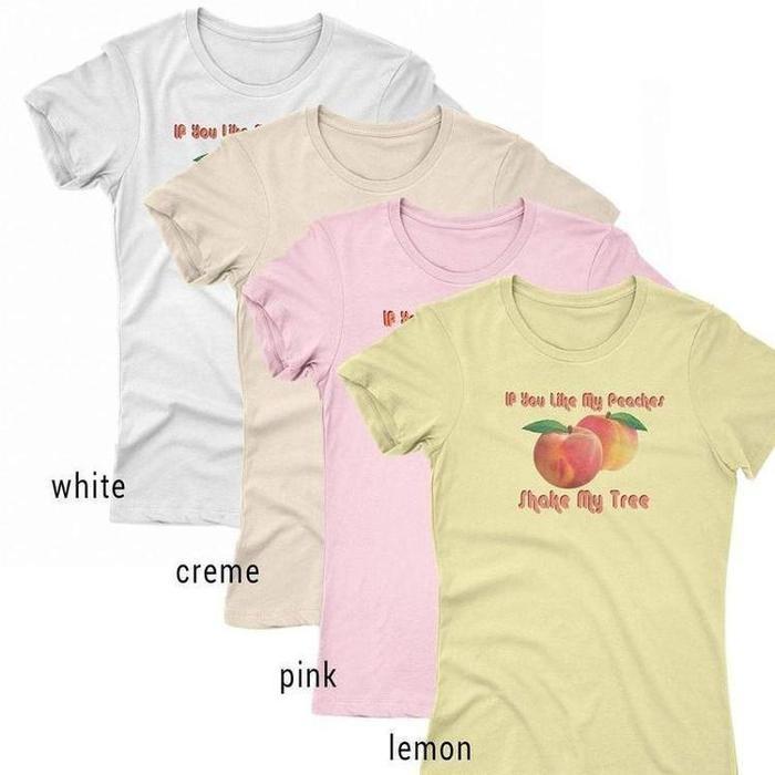 Like My Peaches Graphic Vintage Style Tee-Graphic T-Shirts-ESPI LANE