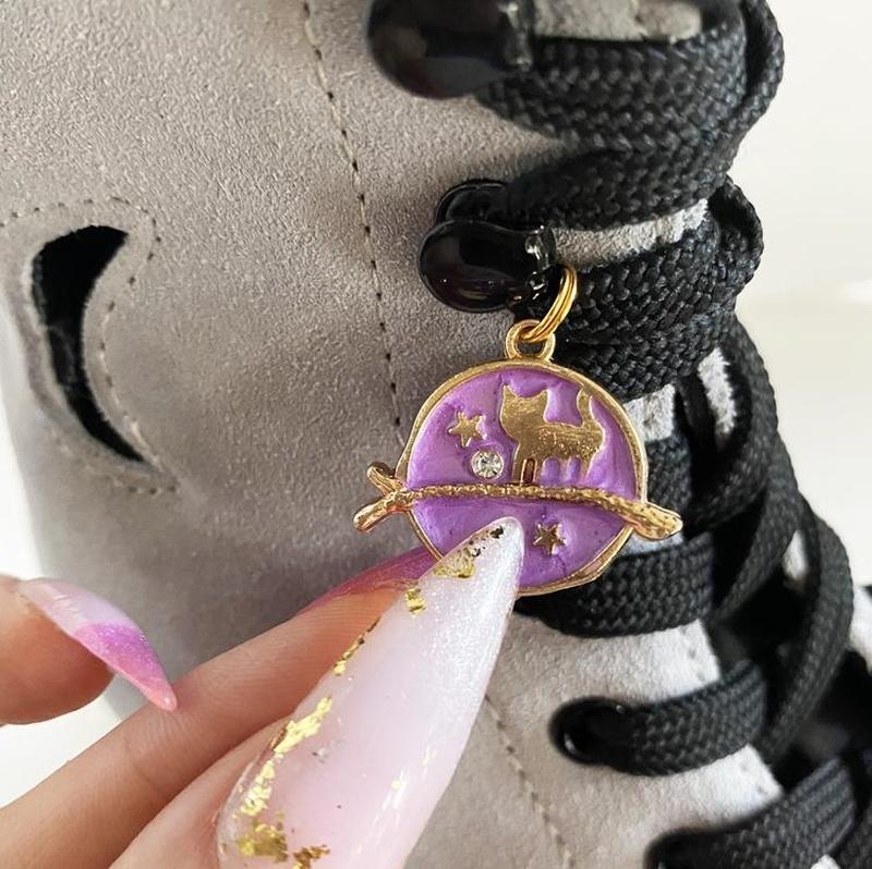 Magic Moon Purple Charm-Lace Charms-ESPI LANE