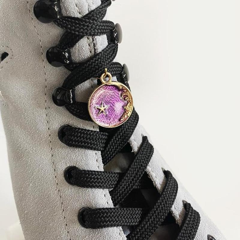 Magic Moon Purple Charm-Lace Charms-ESPI LANE