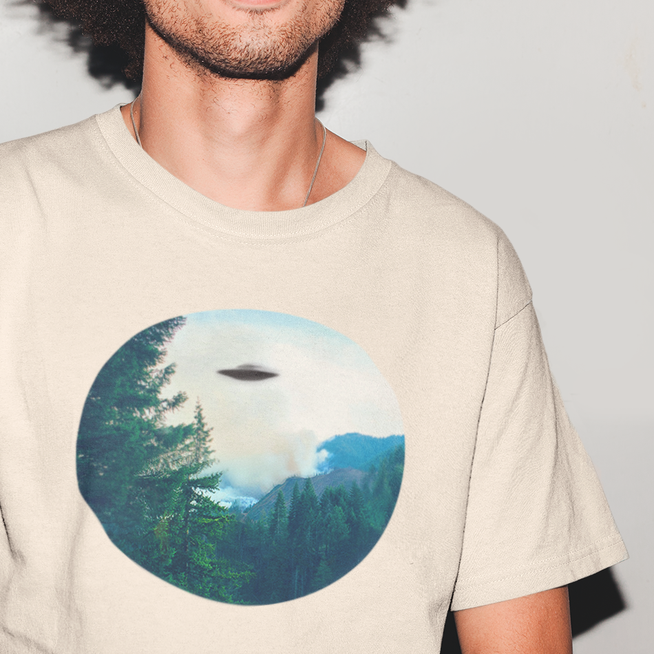 Mountain Sighting UFO Shinjiru Shirt-Graphic Shirt-ESPI LANE