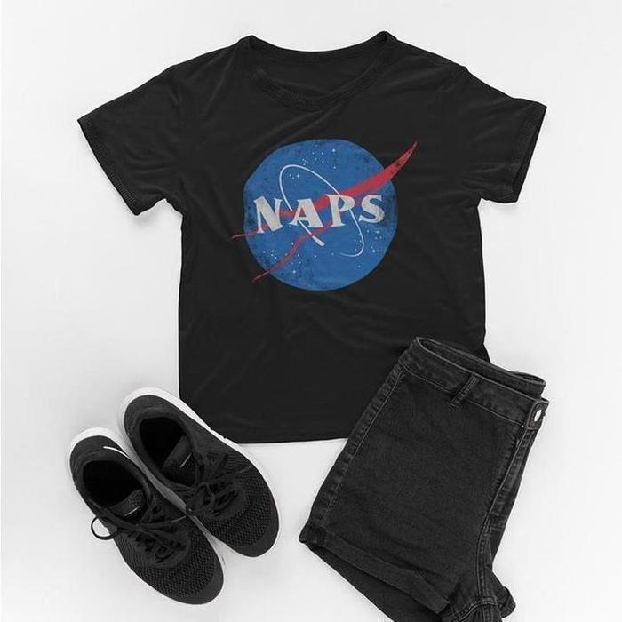 Naps Logo Graphic Tee-Graphic T-Shirts-ESPI LANE