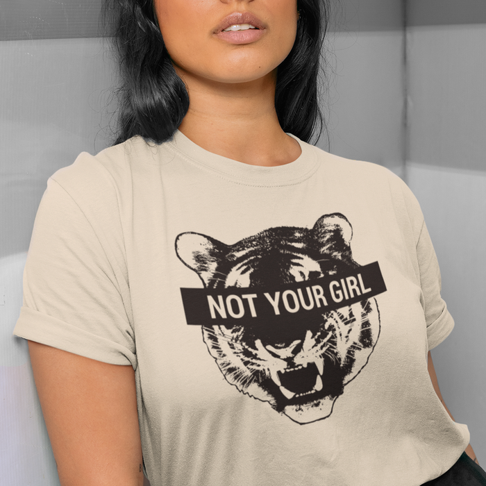 Not Your Girl Tiger Graphic Tee-Graphic Shirt-ESPI LANE