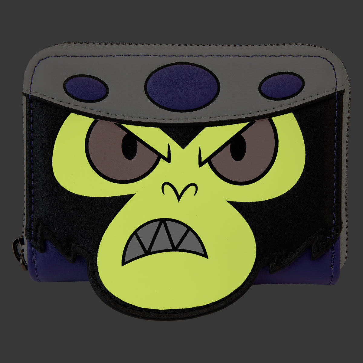 Powerpuff Girls  Mojo Jojo Glow Cosplay Zip Around Wallet