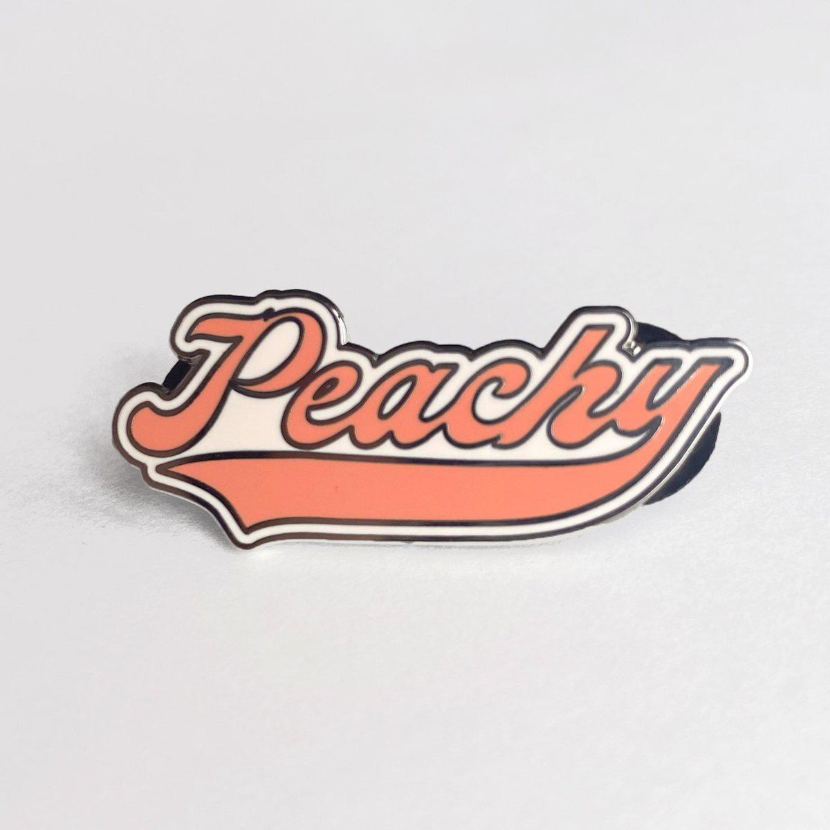 Peachy Enamel Lapel Pin-Pins-ESPI LANE