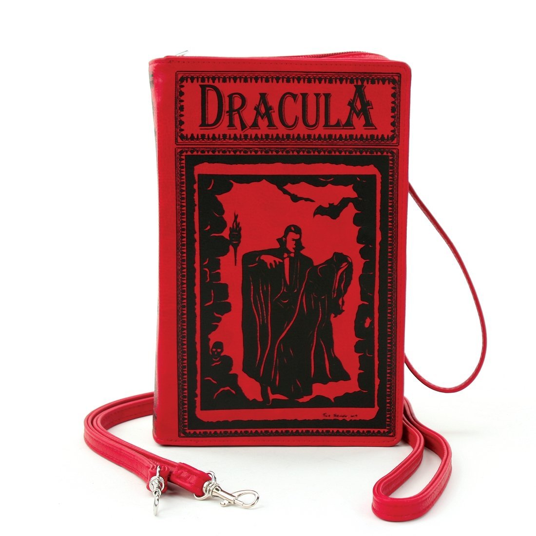 Red Dracula Book Bag-Bag-ESPI LANE