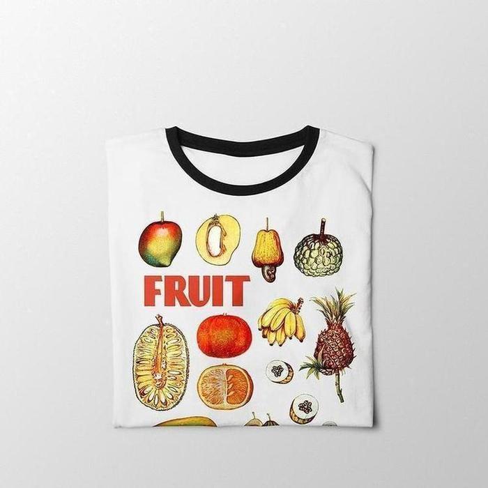 Retro Fruit Graphic Tee-Graphic T-Shirts-ESPI LANE