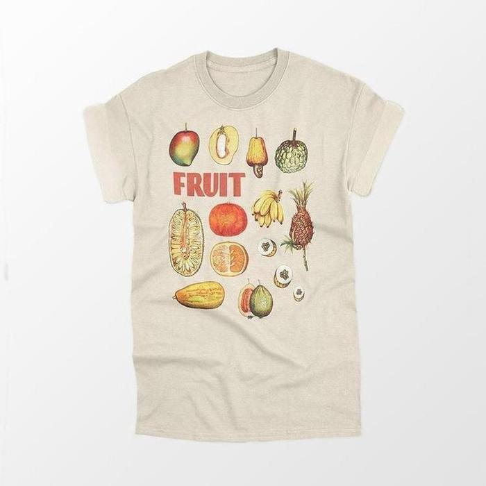 Retro Fruit Graphic Tee-Graphic T-Shirts-ESPI LANE