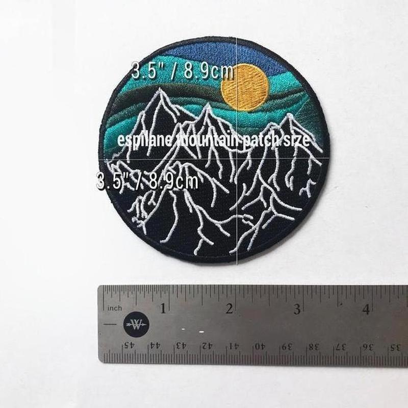 Retro Mountain Iron On Patch-Patch-ESPI LANE