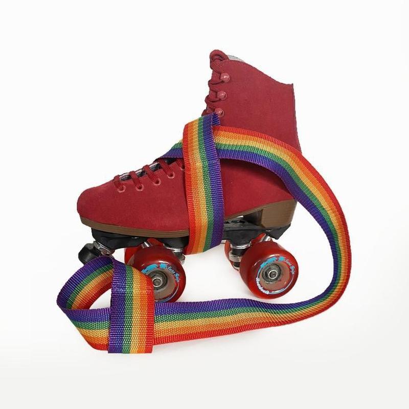 Retro Rainbow Roller Skate Carrying Leash-Skate Leash-ESPI LANE