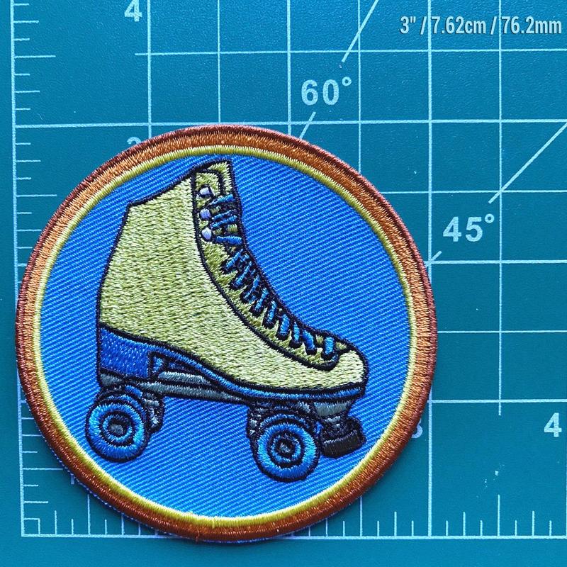 Retro Vibe Roller Skate Patch-Patch-ESPI LANE