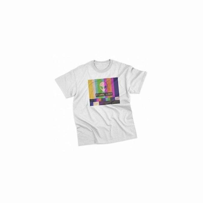 Signal Lost Alien Vaporwave Shirt-Graphic T-Shirts-ESPI LANE