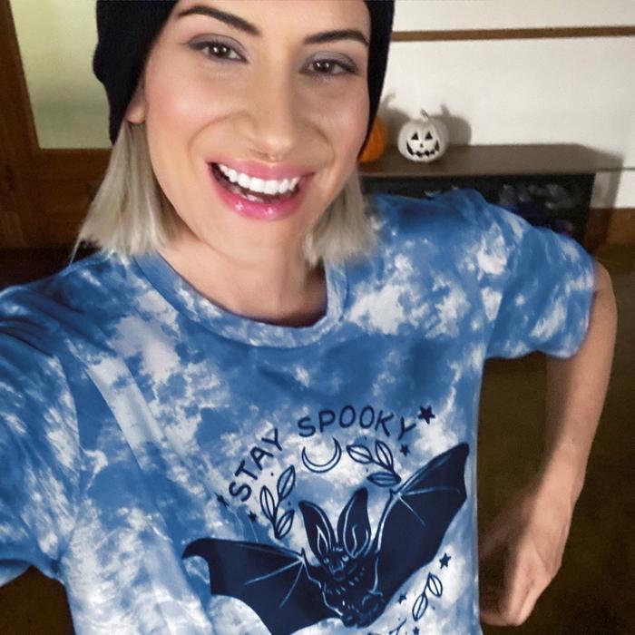 Stay Spooky Bat Tie Dye Shirt-Graphic T-Shirts-ESPI LANE