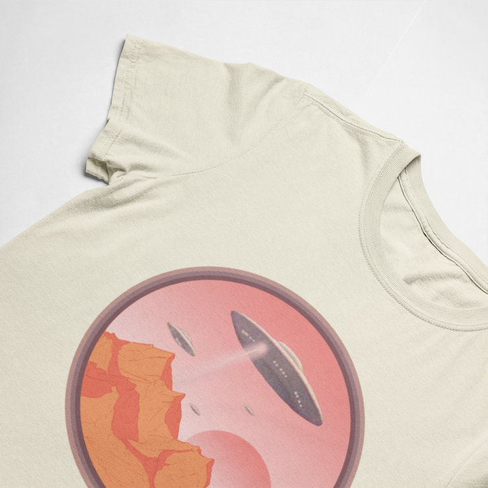 UFO 70s Style Graphic Tee-Graphic T-Shirt-ESPI LANE