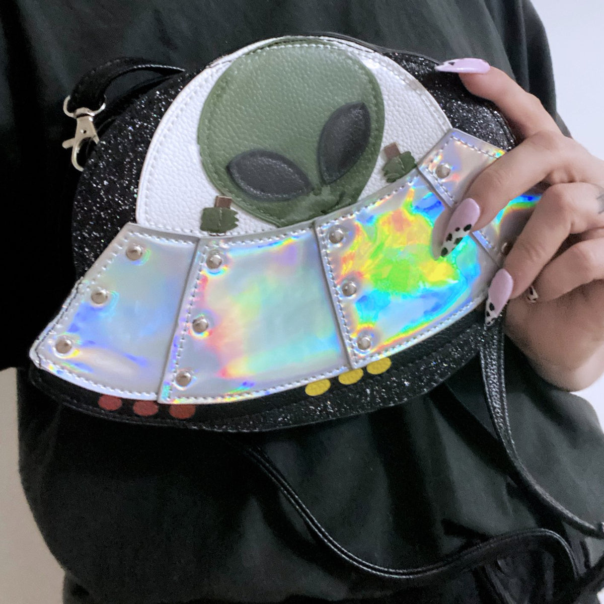 UFO Alien Spaceship Crossbody Bag-Bag-ESPI LANE