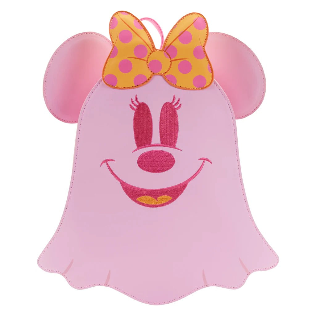 Loungefly Pastel Ghost Minnie Mouse Glow-in-the-Dark Mini Backpack