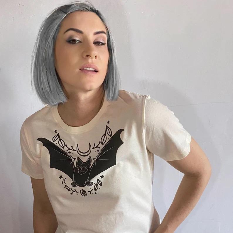 Bat Graphic Tee-ESPI LANE