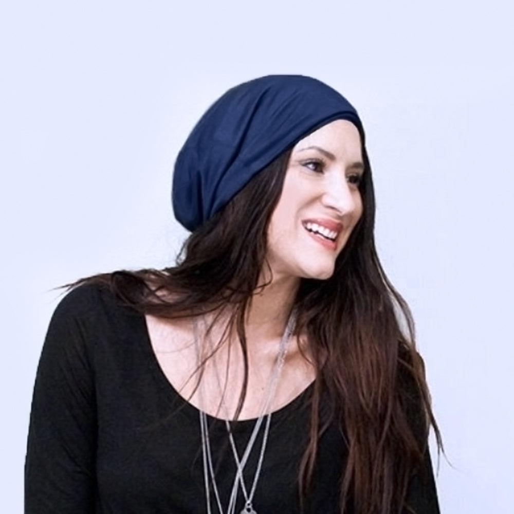 Slouchy Jersey Fabric Beanie