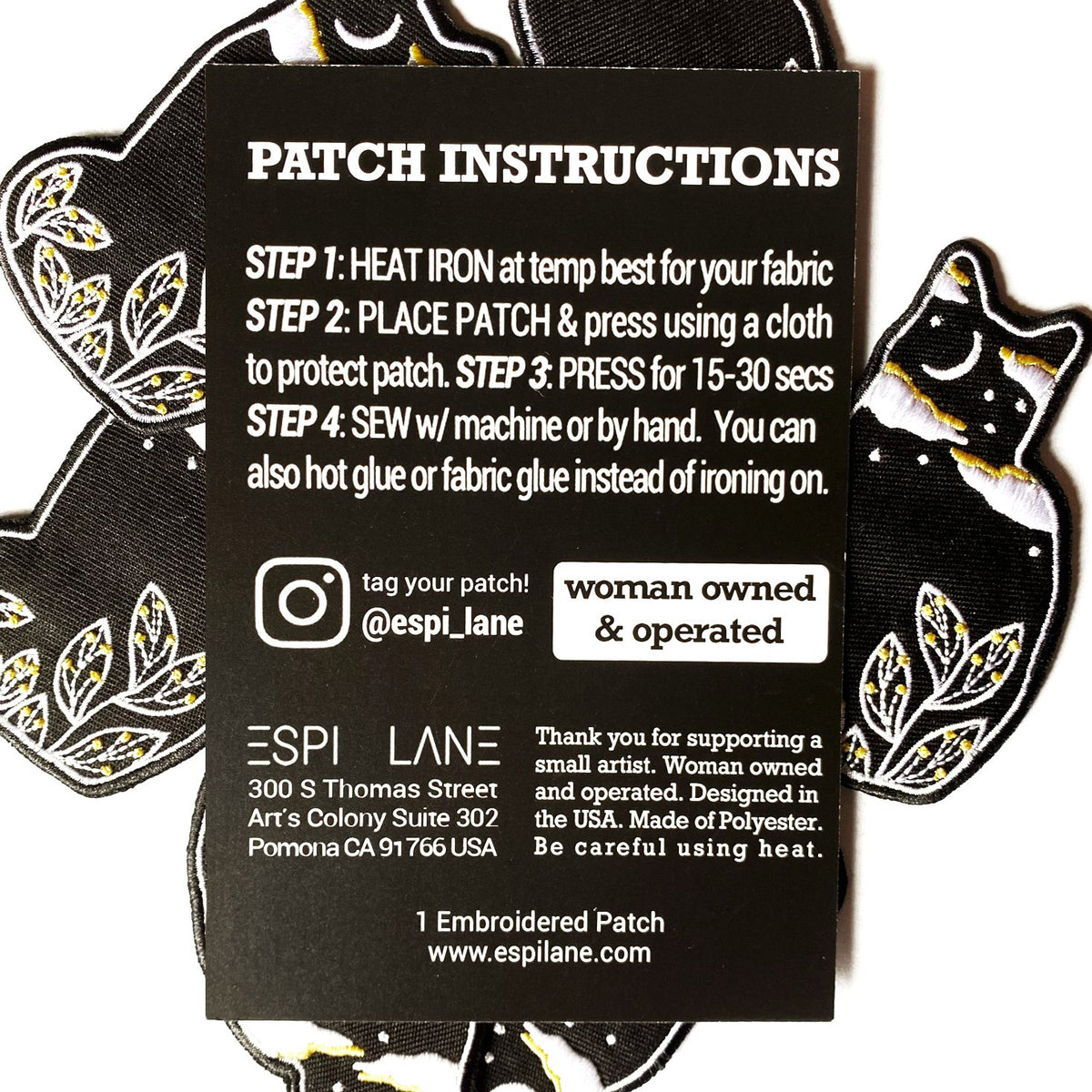 Botanic Nature Cat Patch-ESPI LANE