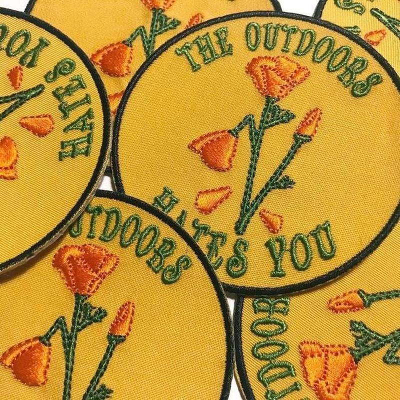 California Poppy Outdoors Hates You Patch-ESPI LANE