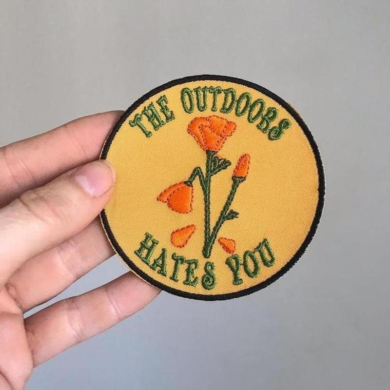 California Poppy Outdoors Hates You Patch-ESPI LANE