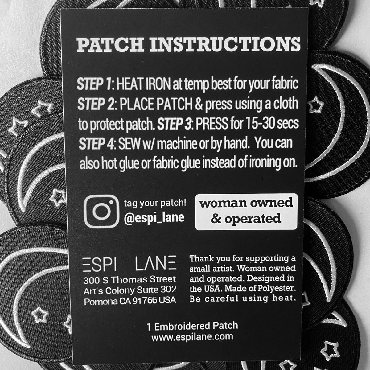 Crescent Moon Celestial Patch-ESPI LANE