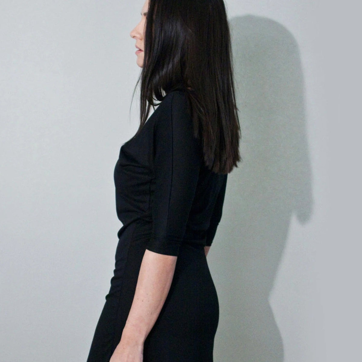 Dolman Sleeve Mini Dress
