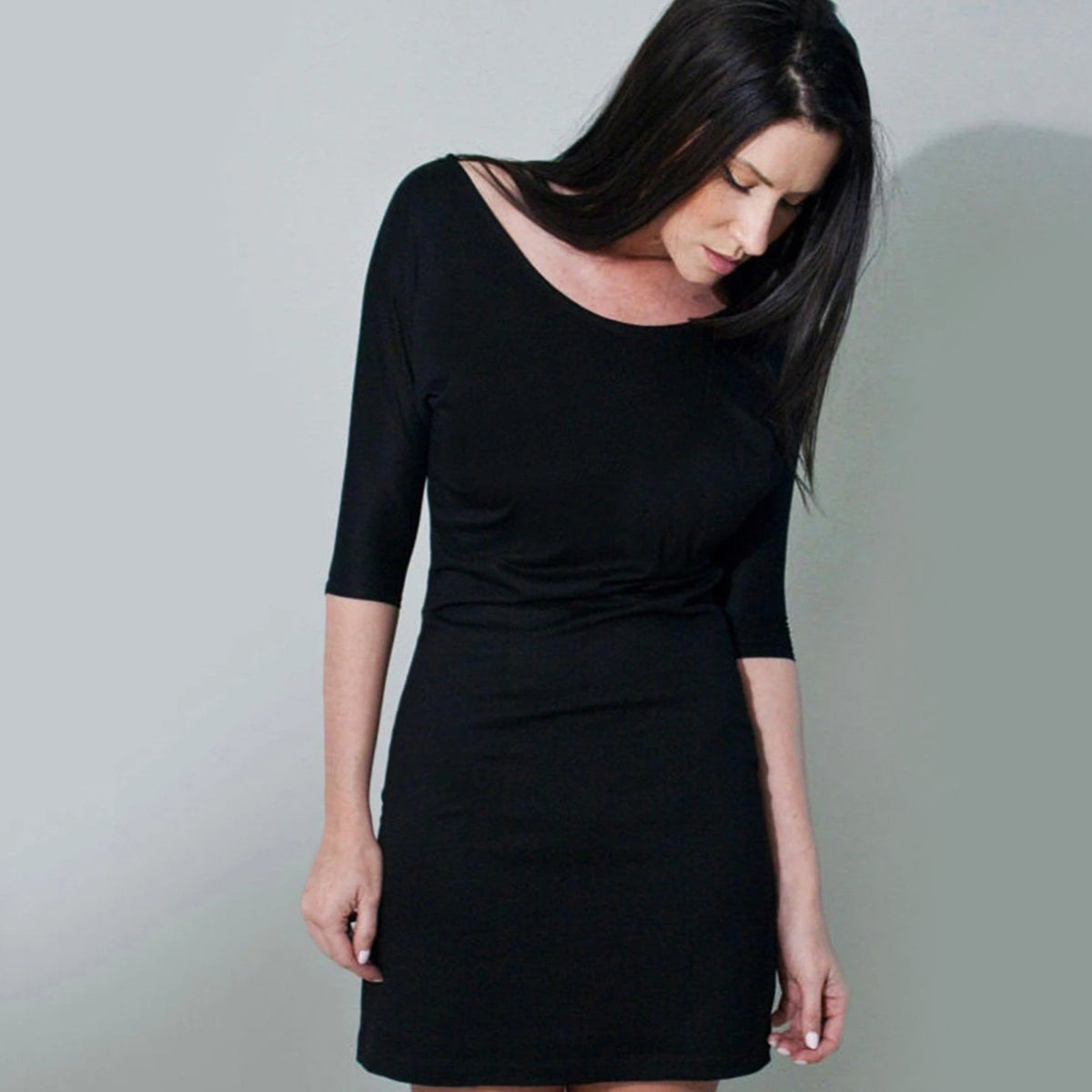 Dolman Sleeve Mini Dress
