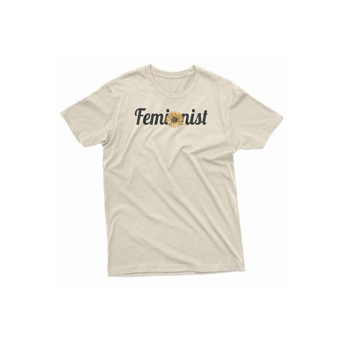 Feminist Sunflower Graphic Tee-ESPI LANE