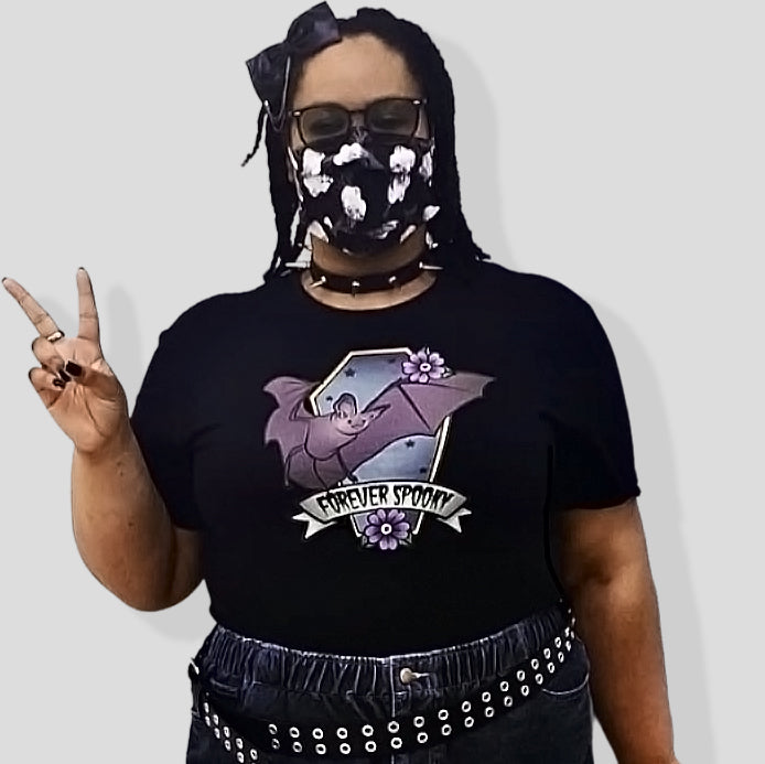 Forever Spooky Bat &amp; Coffin Shirt
