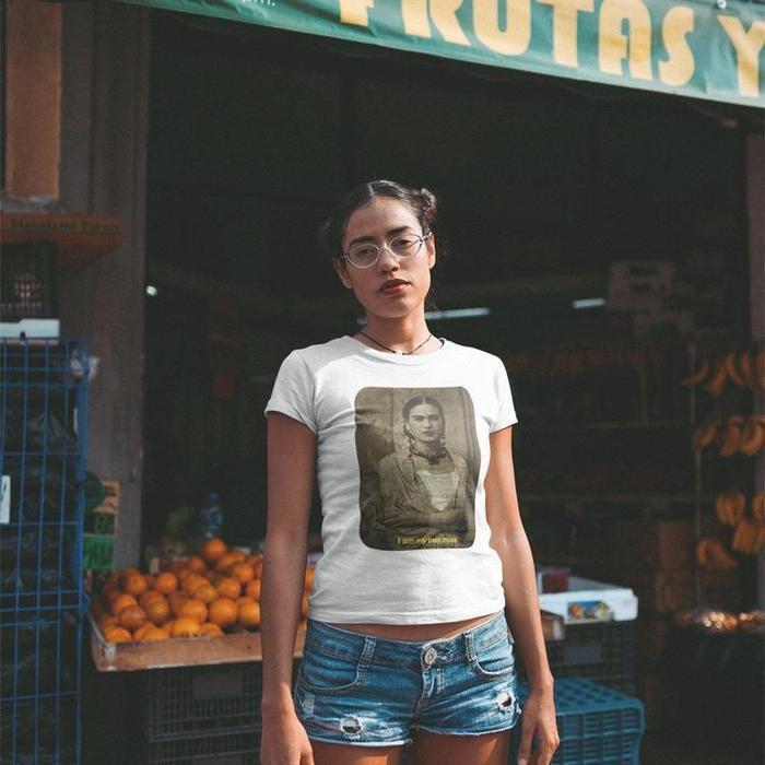 Frida Kahlo Muse Graphic Shirt-ESPI LANE