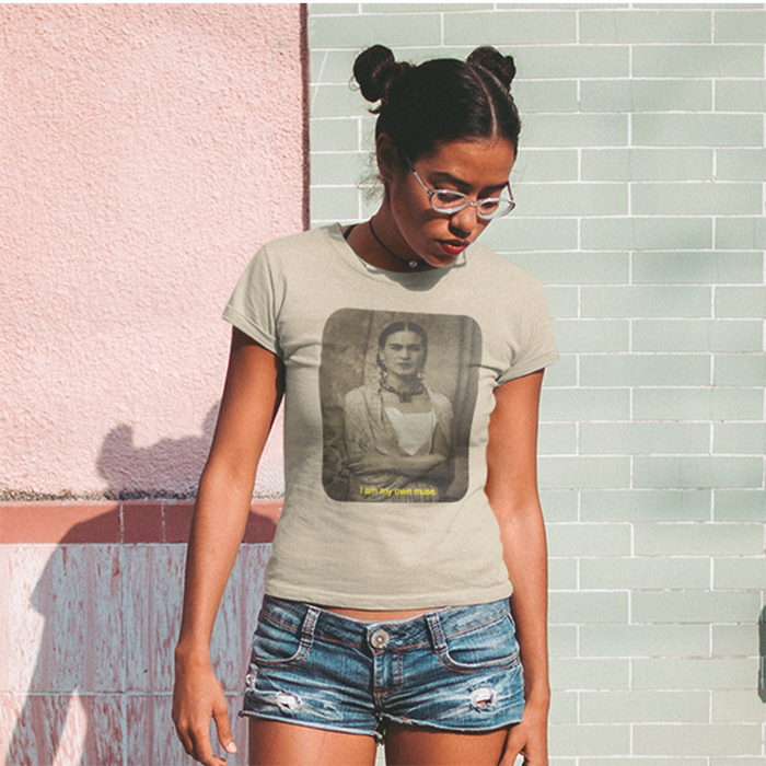 Frida Kahlo Muse Graphic Shirt-ESPI LANE