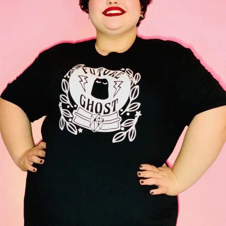 Future Ghost Graphic T-Shirt-ESPI LANE