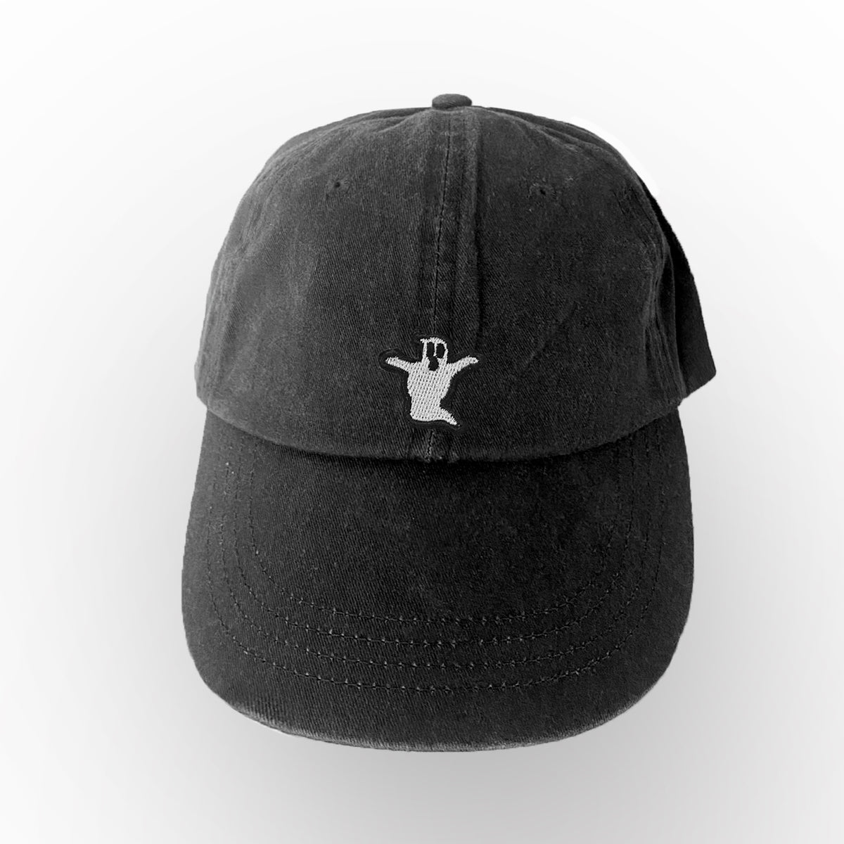 Ghost Embroidered Bat Low Profile Hat-ESPI LANE
