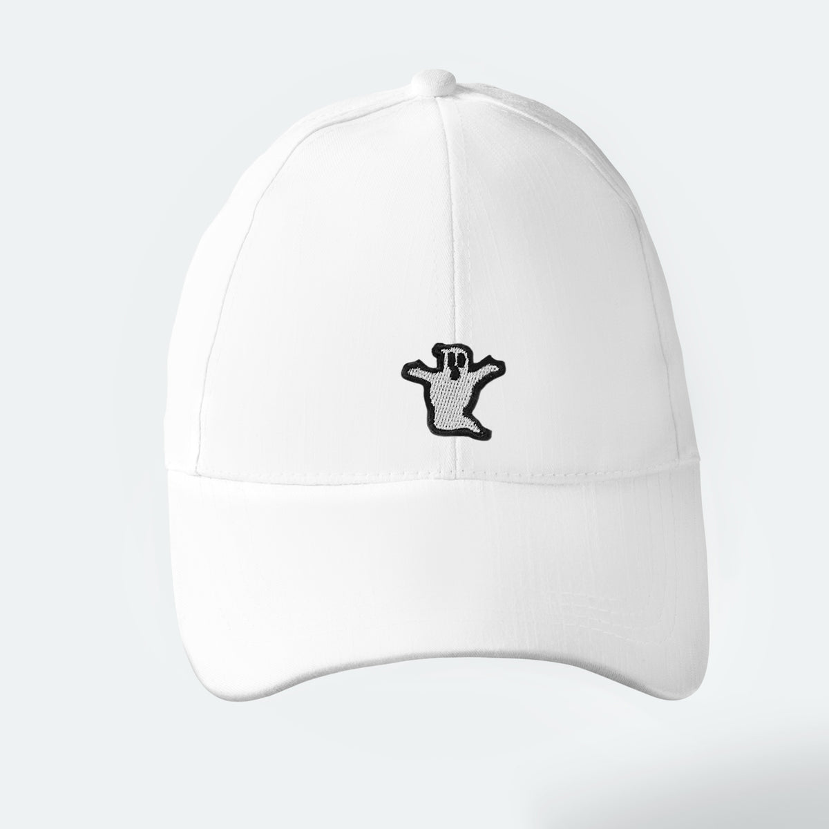 Ghost Embroidered Bat Low Profile Hat-ESPI LANE