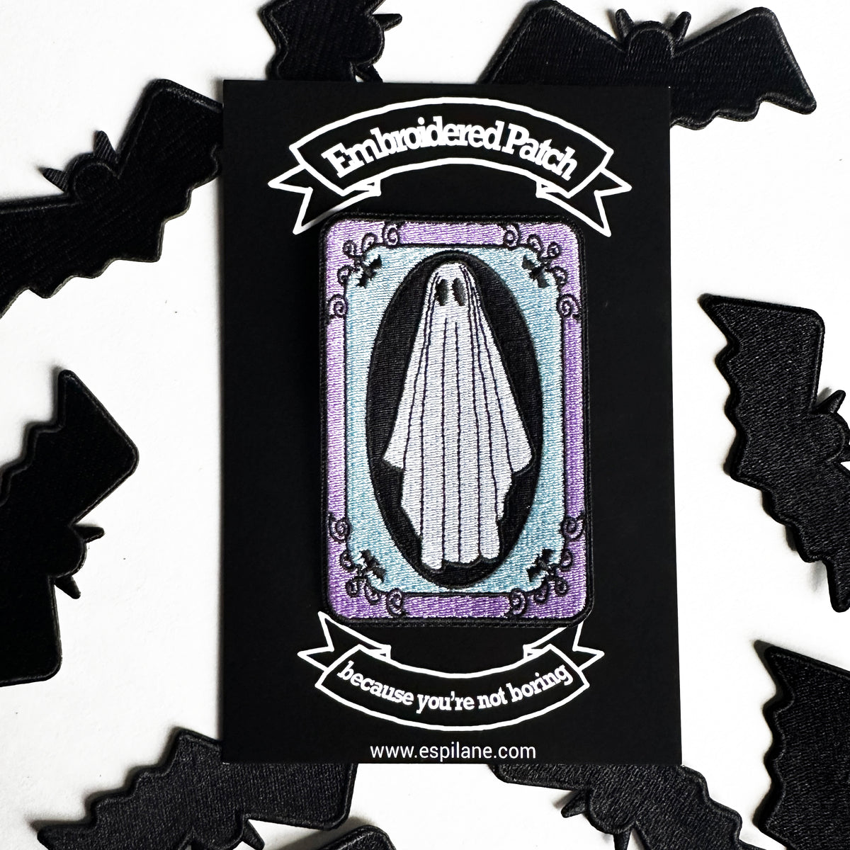 Ghost in Sheets Iron On Patch-ESPI LANE