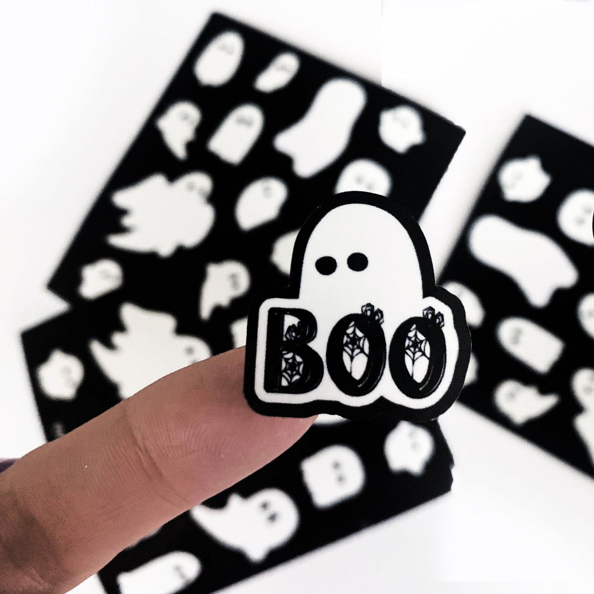 Halloween Ghost Boo Sticker Sheet-ESPI LANE
